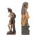 Two Christian wood devotional figures - 2