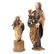 Two carved and painted wood Santos figures