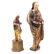Two carved and painted wood Santos figures - 2