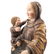 Two carved and painted wood Santos figures - 5