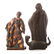Two carved and painted wood Santos figures - 3