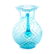 Dugan opalescent blue glass swastika pitcher - 4