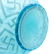 Dugan opalescent blue glass swastika pitcher - 6