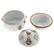 Pair Chinese Export porcelain warming dishes - 5