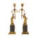 Pair Regency gilt bronze Chinoiserie candlesticks - 2