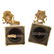Pair Regency gilt bronze Chinoiserie candlesticks - 4
