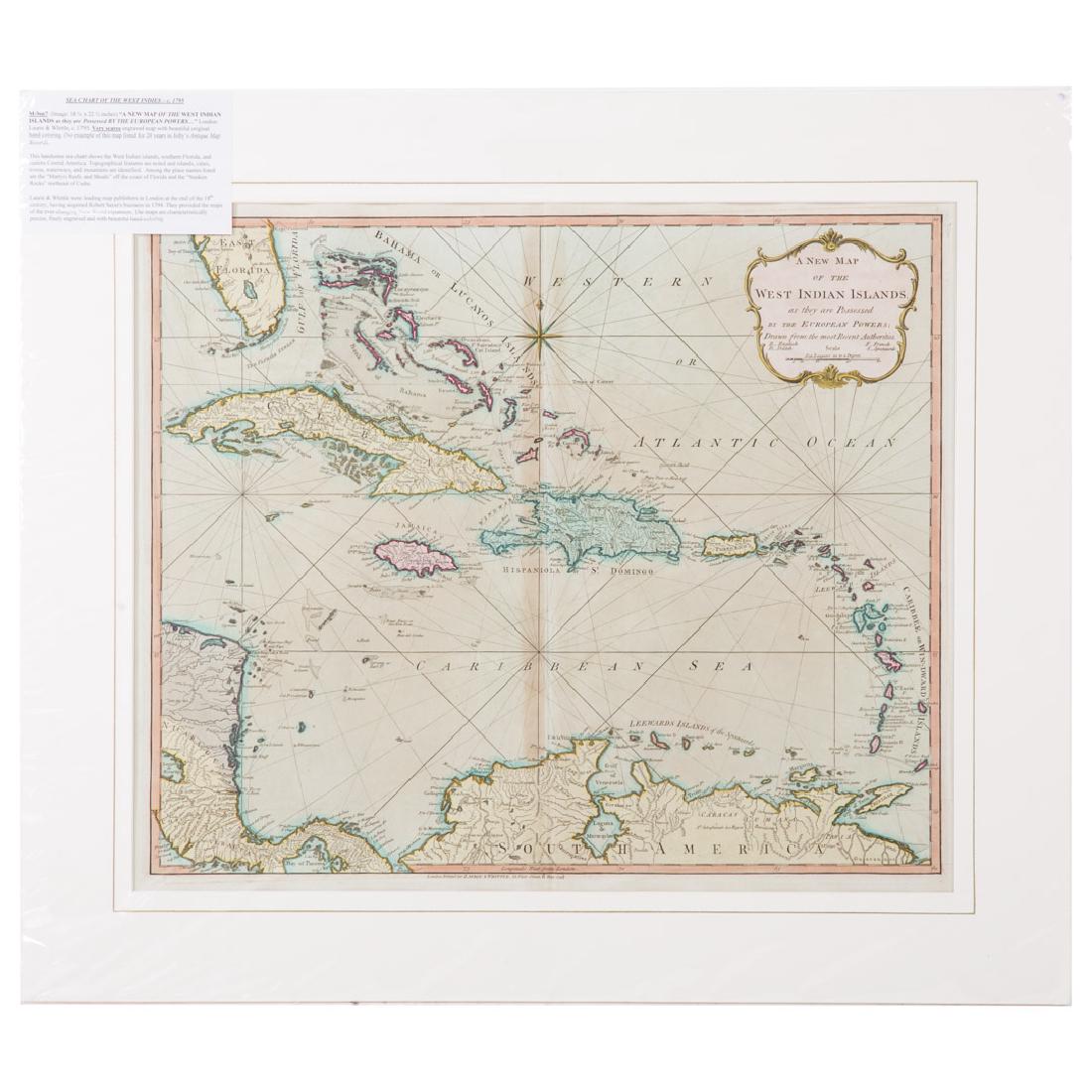 Map of the West Indies (1 of 4)