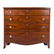 Federal mahogany bow-front chest of drawers