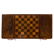 Continental walnut double flip-top games table - 3