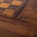 Continental walnut double flip-top games table - 4