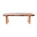 Mid-century Modern walnut bench