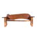 Mid-century Modern walnut bench - 2