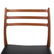 Four Danish Modern teakwood dining chairs - 4