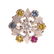 A Lady's Diamond & Gemstone Ring in 14K