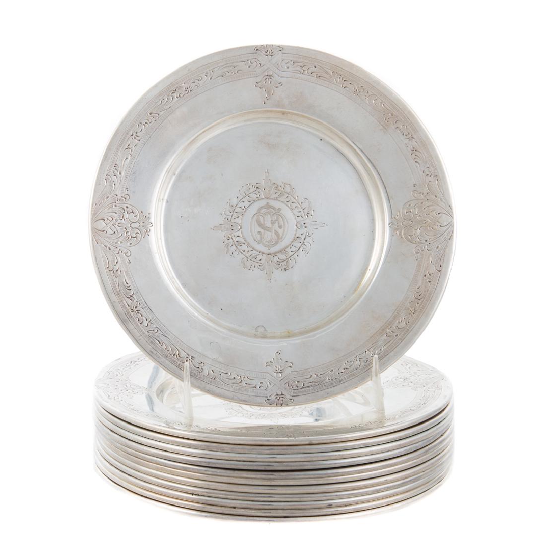 12 Schofield "Corinthian" bread & butter plates (1 of 3)