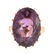 A Lady's 14K Oval Amethyst Ring