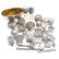 Collection of sterling silver objets de vertu