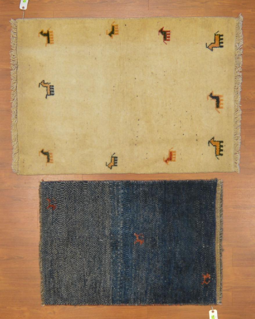 Two Persian Gabbeh scatter rugs, approx. 2.6 x 3.6 (1 of 5)