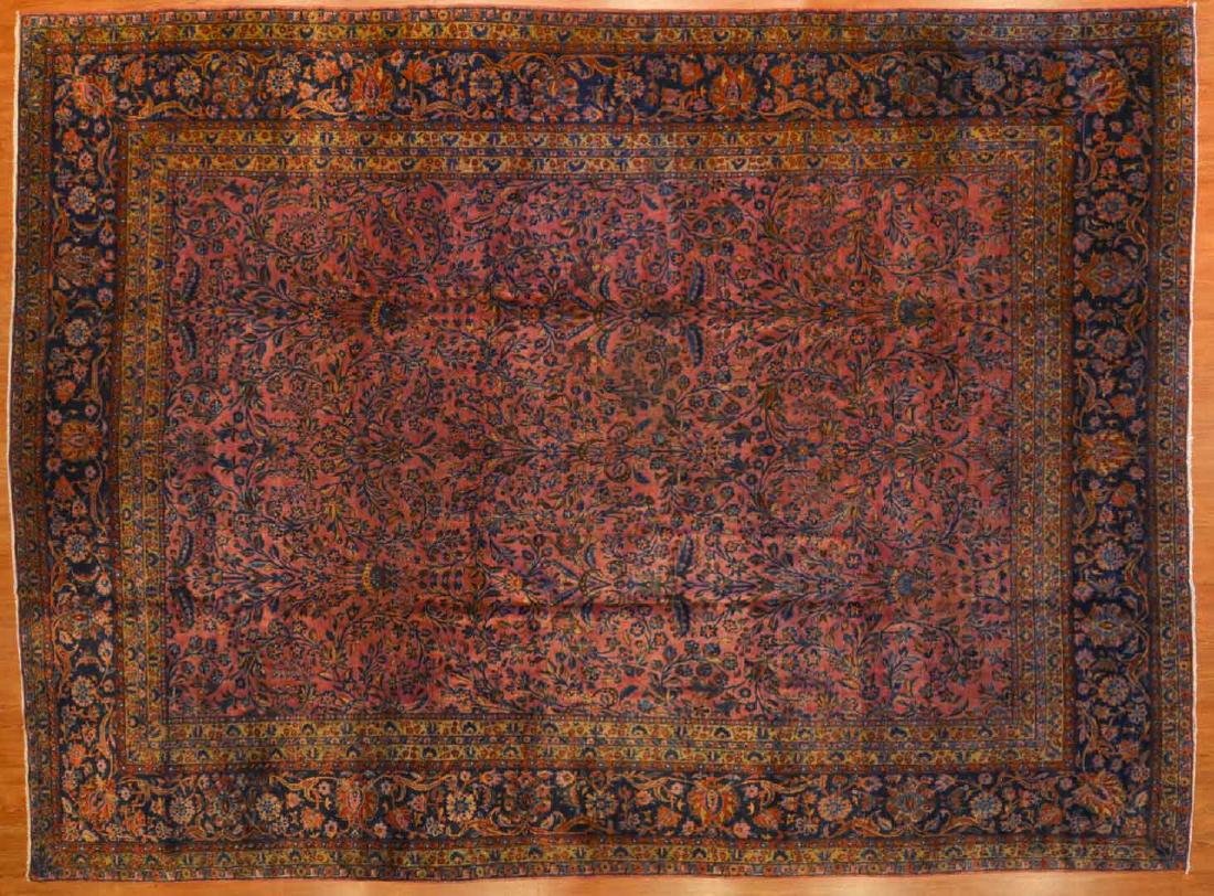 Antique Manchester wool Keshan carpet (1 of 3)