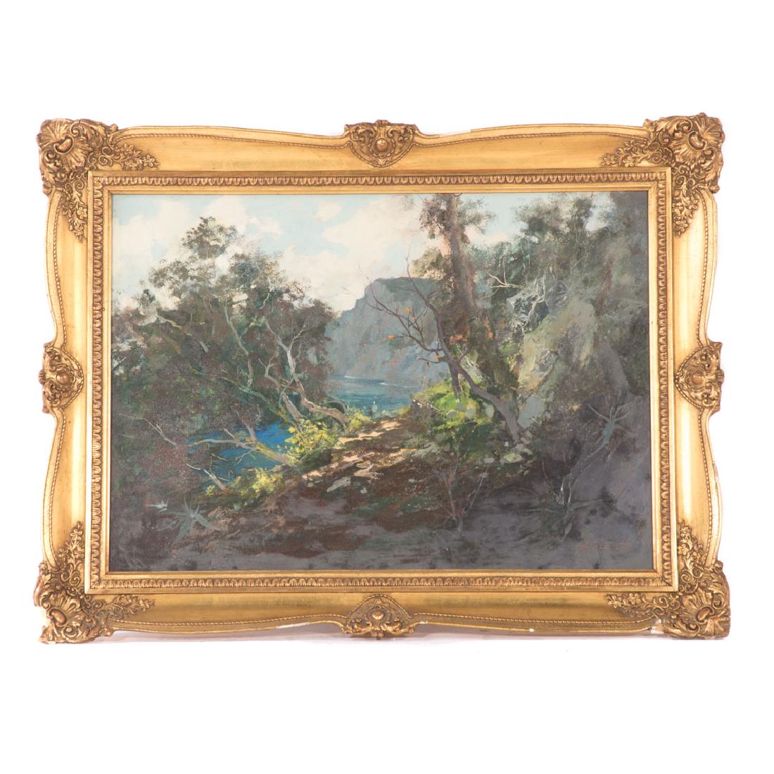 Artist Unknown, 20th c. View of Carmel, CA, oil (1 of 5)