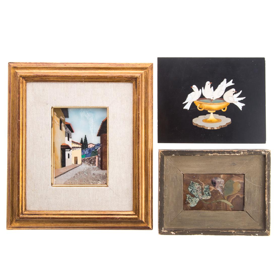 Three Italian pietra dura plaques (1 of 5)