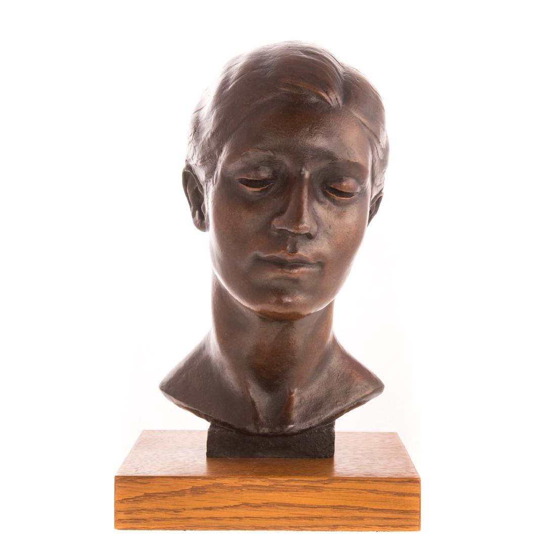 Joseph Brown. Aunt Yetta bronze bust (1 of 4)