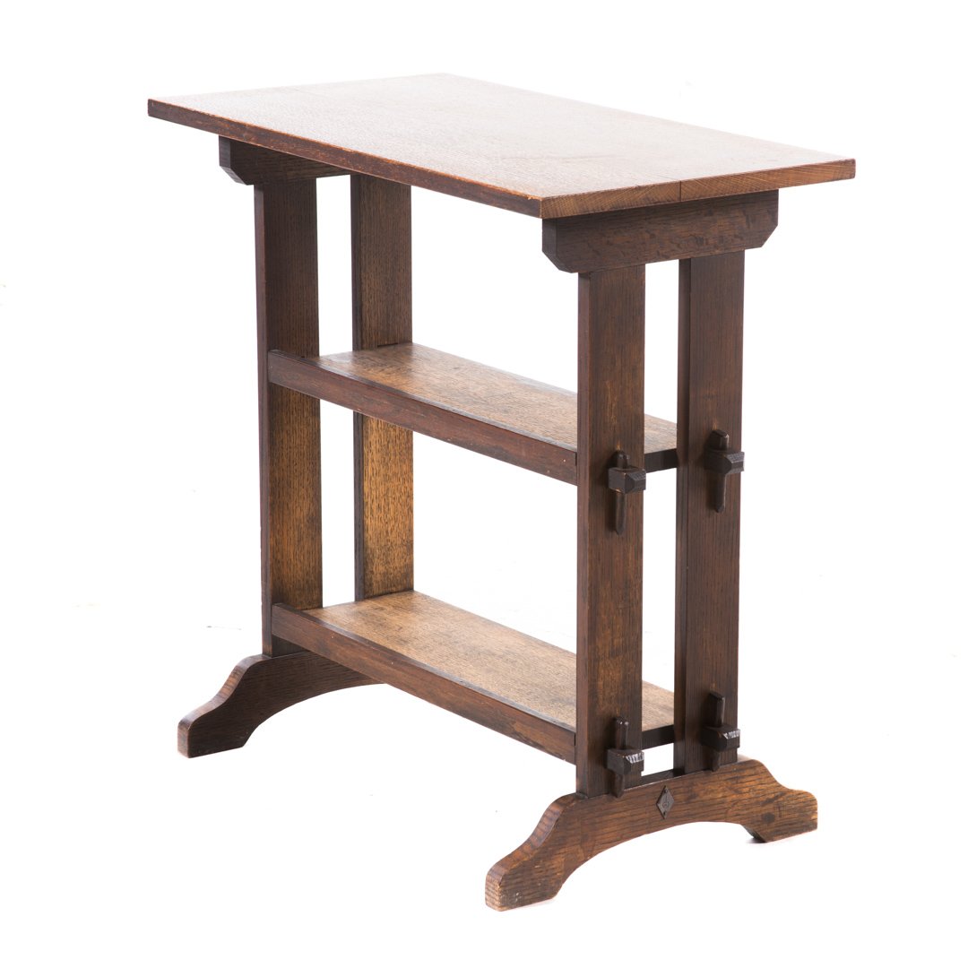 Roycroft mission oak side table (1 of 5)