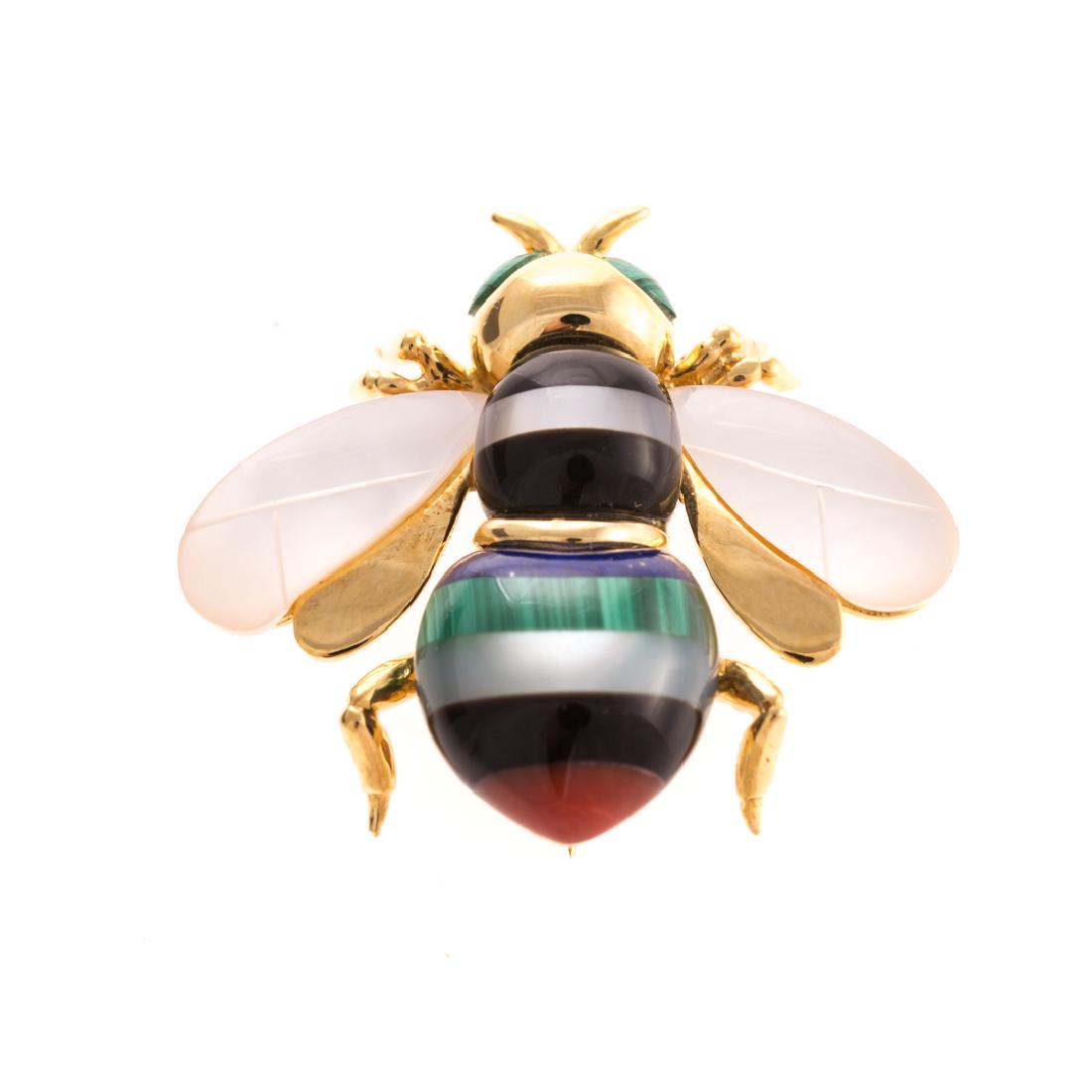 A Lady's Bumblebee Pin in 14K Gold (1 of 4)