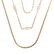 A Trio of Lady's Chain Necklaces in Gold