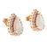 A Pair of Lady's Opal and Diamond Earrings - 2