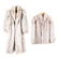 Two Lady's White/Silver Fox Coats