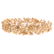 A Lady's 14K Woven Floral Bracelet