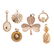 A Collection of Gold Charms
