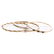 A Trio of Lady's Gold Bangle Bracelets