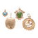 A Set of Four Gold Charms