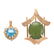 A Set of Four Gold Charms - 2
