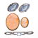 An Assortment of Silver Cameo Jewelry