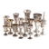 Collection of sterling Judaica items