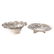 Two Neoclassical style sterling serving bowls