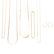 A Collection of Lady's Gold Chain Necklaces