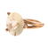 A Pair of 14K Green Citrine Rings - 3