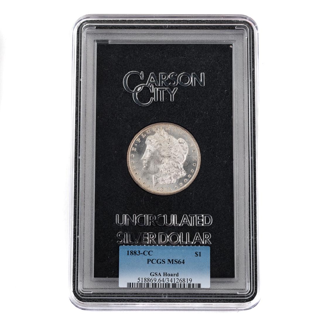 [US] 1883-CC Morgan Dollar GSA PCGS-MS64 (1 of 2)