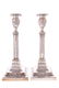 Pair Elizabeth II silver candlesticks