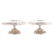 Pair Black, Starr & Frost silver pedestal dishes