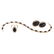 A Suite of Lady's Black Onyx Jewelry in 14K Gold