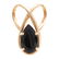 A Suite of Lady's Black Onyx Jewelry in 14K Gold - 2