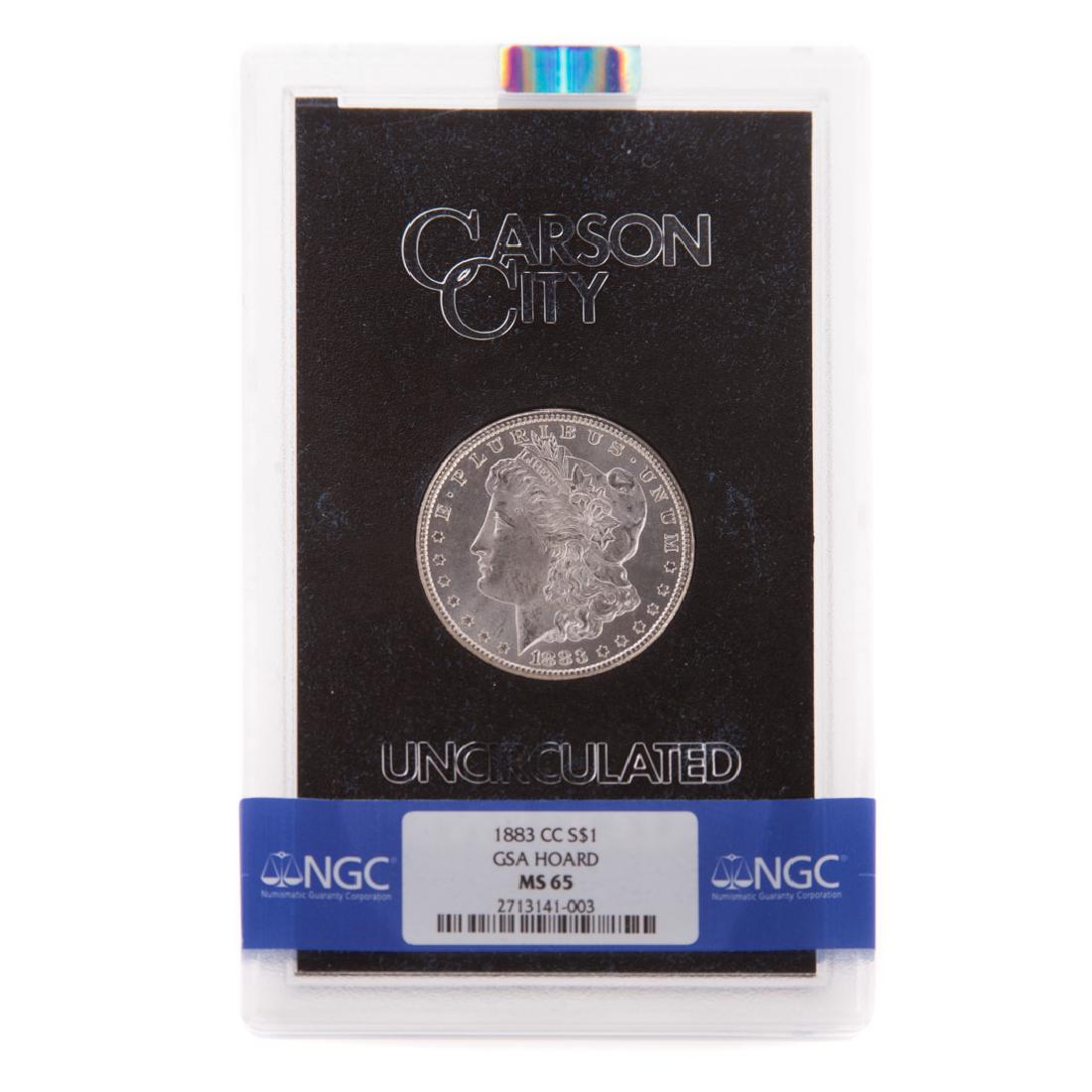 [US] 1883-CC GSA NGC-MS65 Morgan Dollar (1 of 4)