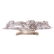 Large sterling flower embossed center bowl - 2