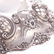 Large sterling flower embossed center bowl - 4