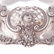 Large sterling flower embossed center bowl - 5